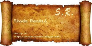 Skoda Renátó névjegykártya